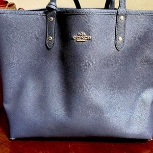 Coach reversible tote